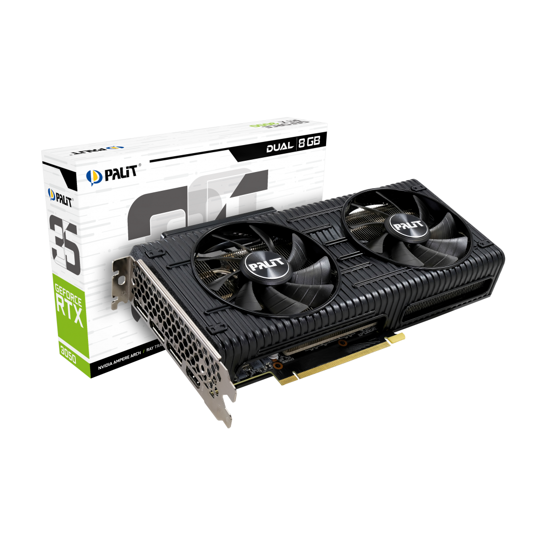 PALIT GeForce RTX 3050 8GB GDDR6 128bit (NE63050019P1-190AD)
