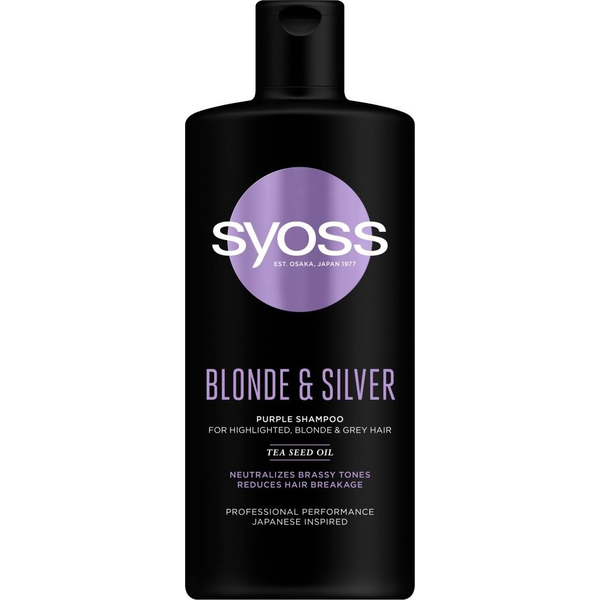  Syoss Blonde & Silver szampon przeciw żółtym tonom 