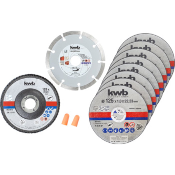 Trennscheiben Starter-Set, Ø 125mm, 10-teilig