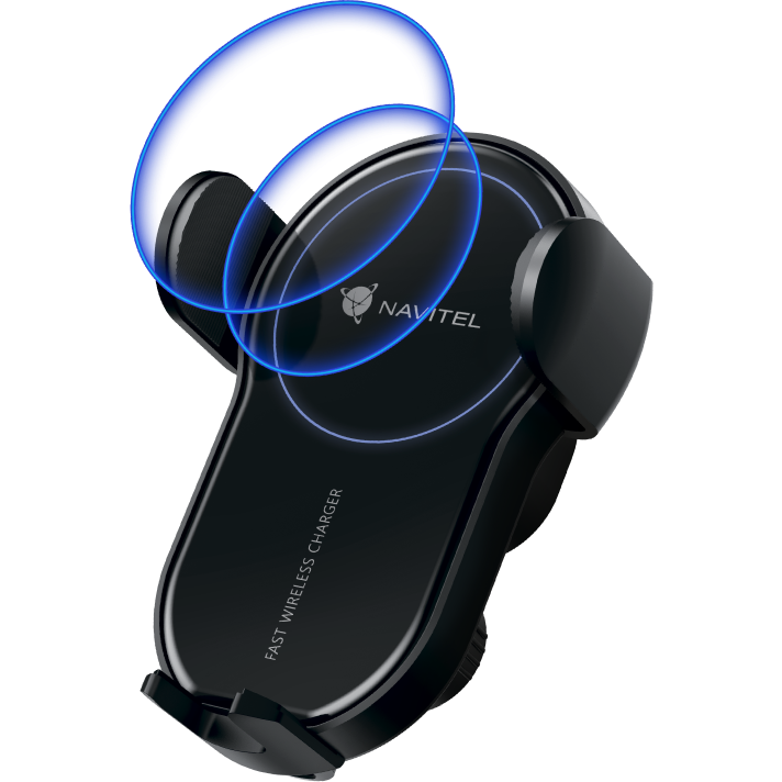 Navitel SH1000 Pro Wireless autós töltő/tartó 15W Fekete (8594181742207)