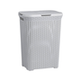 Curver Style rattan hatású szennyestartó 60l - Szürke