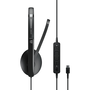 EPOS | SENNHEISER ADAPT 130 USB-C II Слушалки Жичен Лента за глава Офис/Център за обаждания UBS тип C Черен