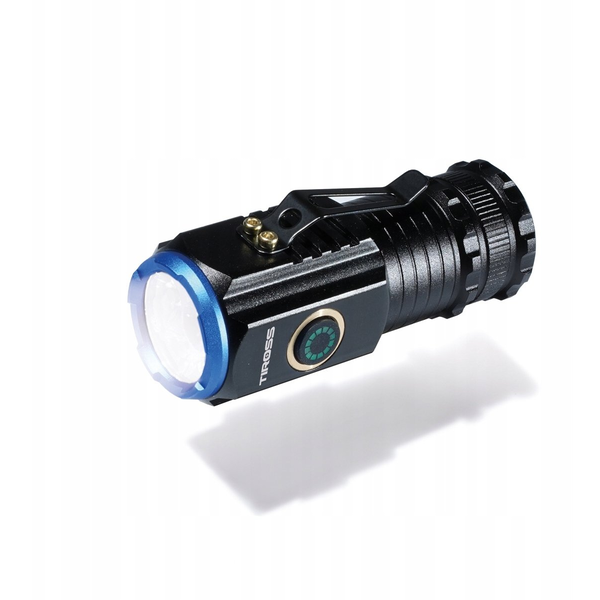 Latarka Tiross Latarka Li-ion 900mAh LED na akumulator akumulatorowa USB TIROSS TS-2264