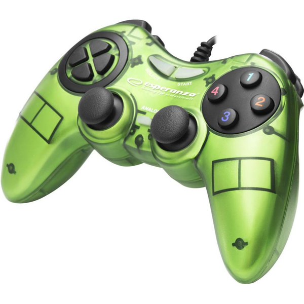 Esperanza Fighter USB Gamepad Green