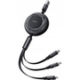 3-in-1 USB-C to USB-C / Lightning / Micro USB cable, Mcdodo CA-3730, 1.2m (black)