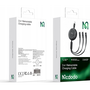 3-in-1 USB-C to USB-C / Lightning / Micro USB cable, Mcdodo CA-3730, 1.2m (black)
