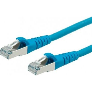 Patchcord Value S/FTP 6a RJ45 / RJ45 20 m kék