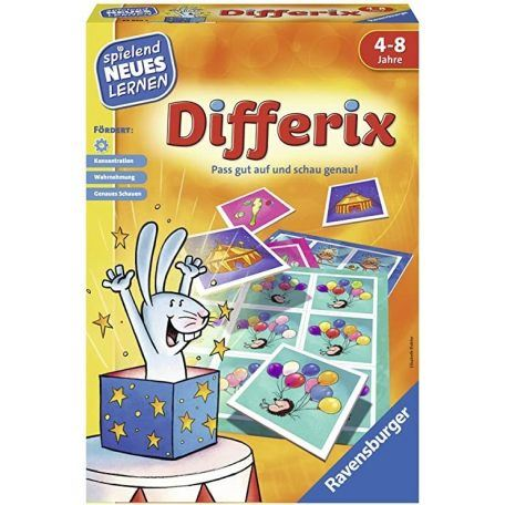 Ravensburger Differix - Koncentrációs társasjáték 4 éves kortól (3362-183)