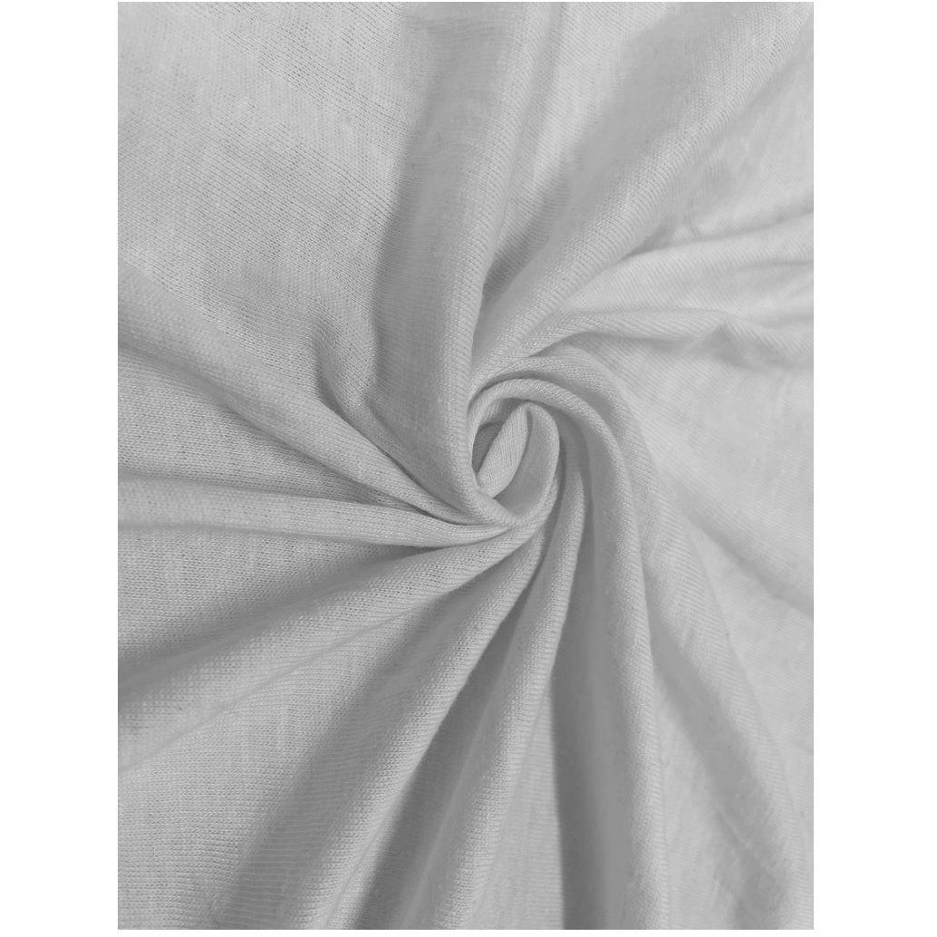 Kaptan Jersey Lux sheet, 90 × 200 cm, white (5693217740-010)