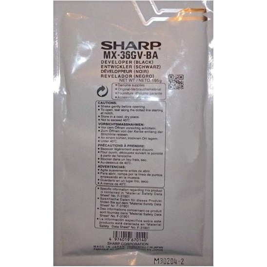 Sharp MX36GVBA developer Bk. (Eredeti)