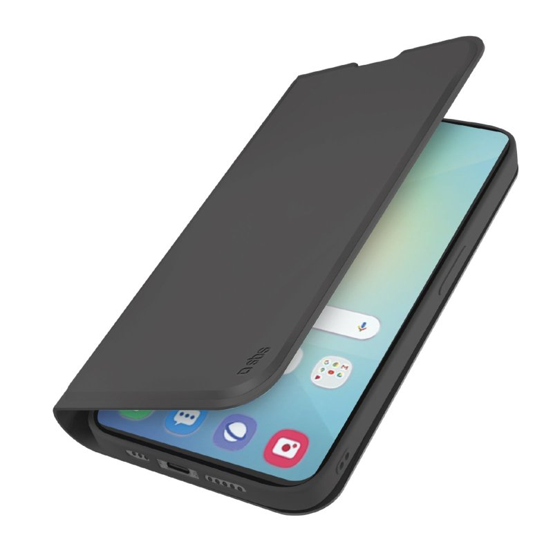 SBS Samsung Galaxy S25 Kitámasztható Telefon tok - Fekete (TEWALSAS25K)