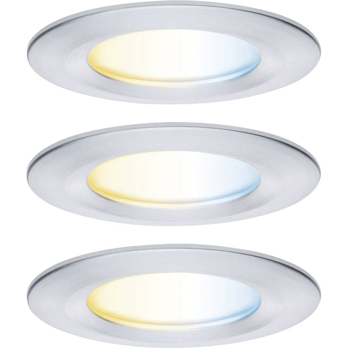 Paulmann LED-es mennyezeti lámpa, LED-es beépíthető lámpa 6 W alumínium (csavart) (92444) (92444)