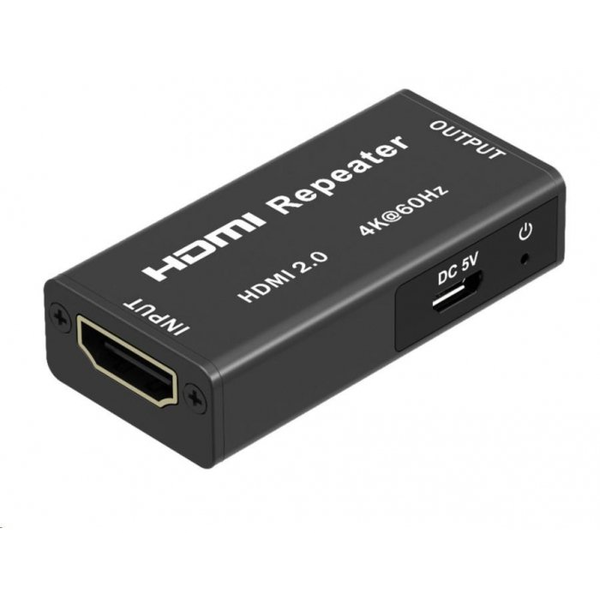 PREMIUMCORD khrep07 HDMI 2.0 jelerősítő akár 40 m-ig