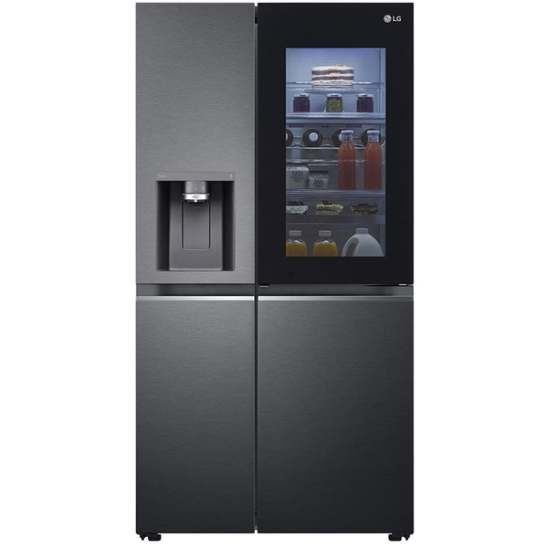 LG GSXE81EVBD side-by-side køle-fryseskab Fritstående 628 L Sort