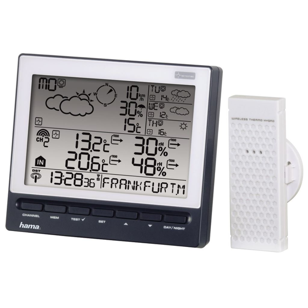 Hama 00123131 Stație Digitală Vreme Albastru