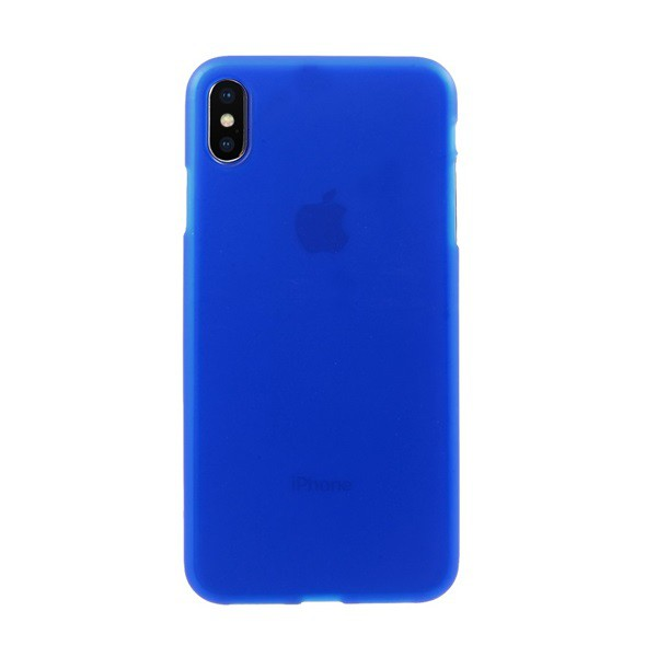 Szilikon telefonvédő (matt) KÉK [Apple iPhone XS Max 6.5] (5996457803125)