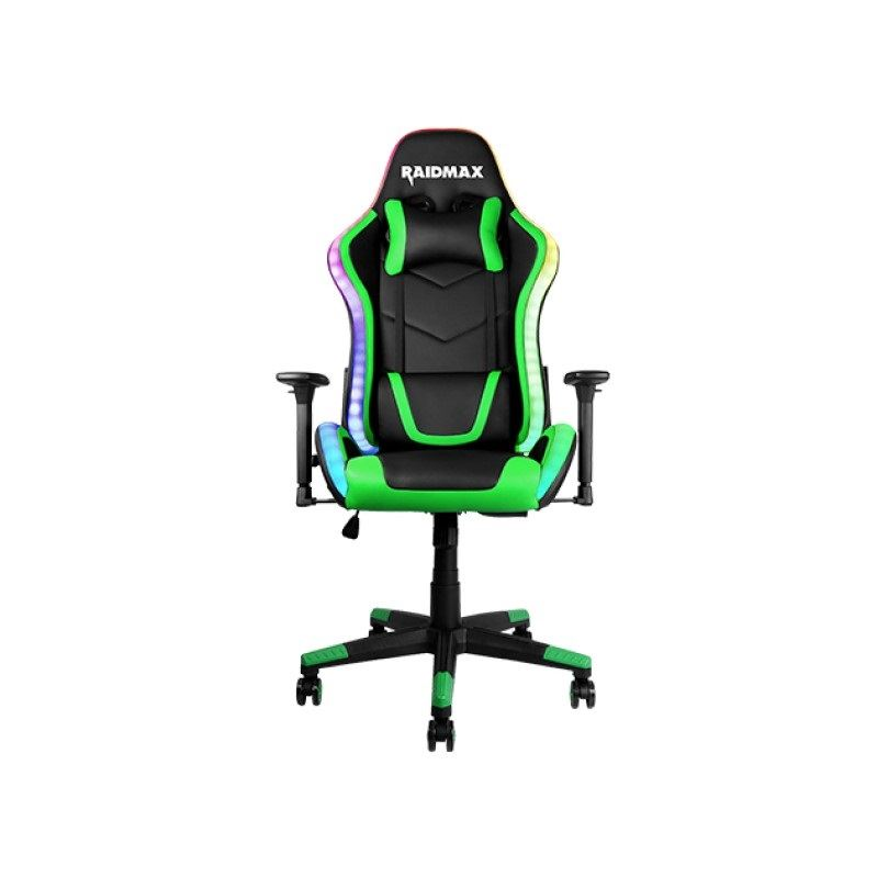 Raidmax Drakon ARGB gaming szék fekete-zöld (DK925GN) (DK925GN)