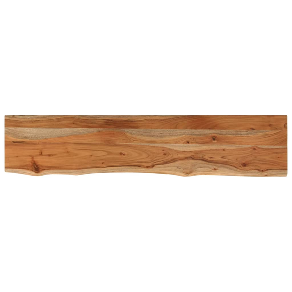 Tablero Rectangular Madera De Acacia Borde Vivo 160x30x3,8 Cm Vidaxl