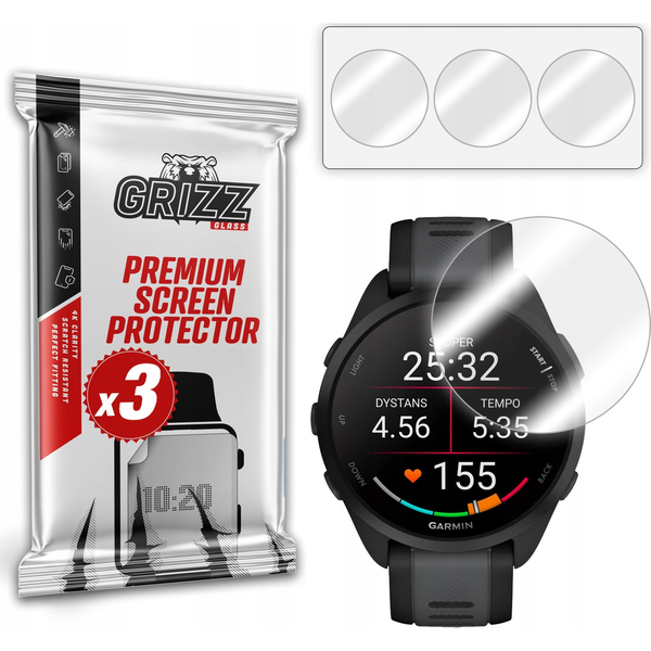 Folia hydrożelowa GrizzGlass Hydrofilm do Garmin Forerunner 165