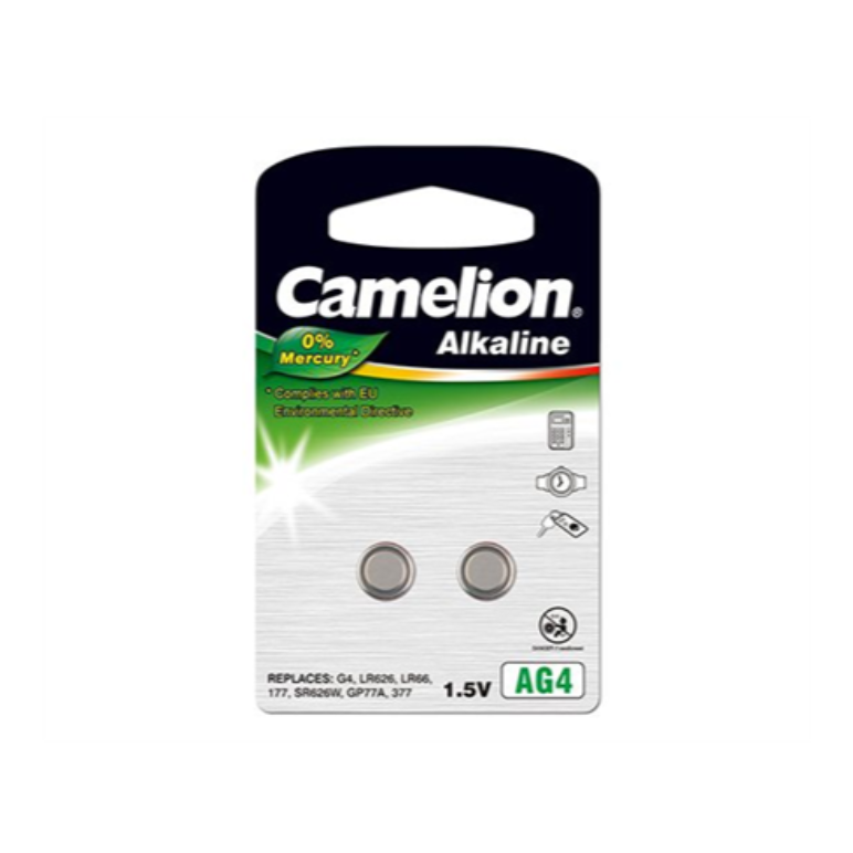 Camelion AG4/LR66/LR626 Alkáli Gombelem (2db/csomag) (12050204)