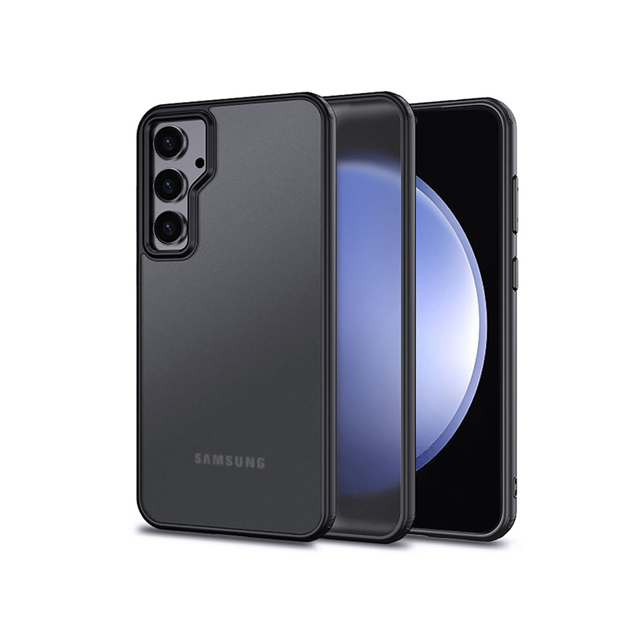 Samsung SM-S711 Galaxy S23 FE szilikon hátlap - Tech-Protect Magmat - fekete/átlátszó (TP607062)