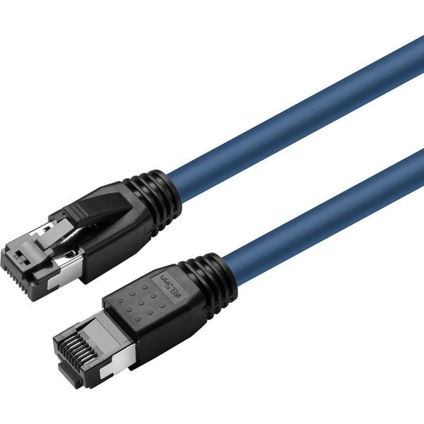  MicroConnect CAT8.1 S/FTP 0,25m Blue LSZH