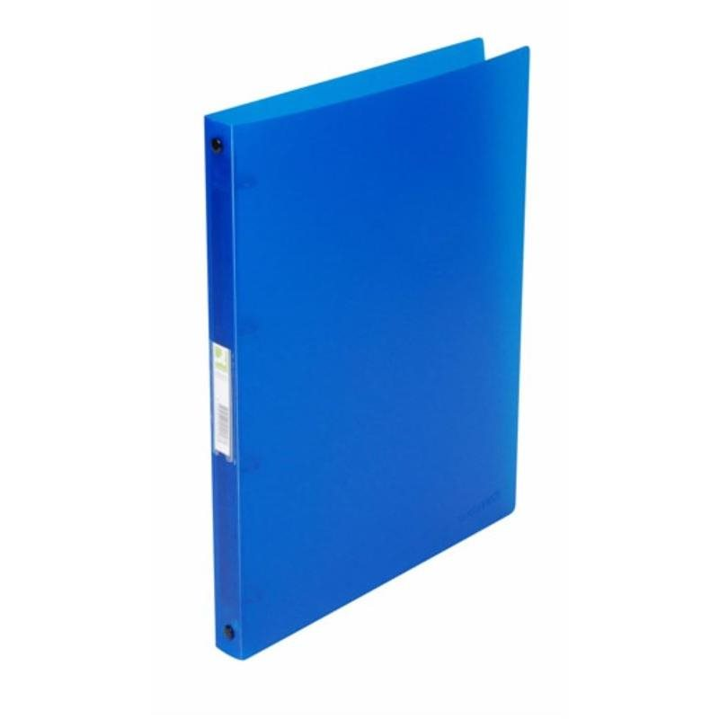 Q-CONNECT A4, 25 mm, 4 gyűrű, átlátszó kék (KF02918)