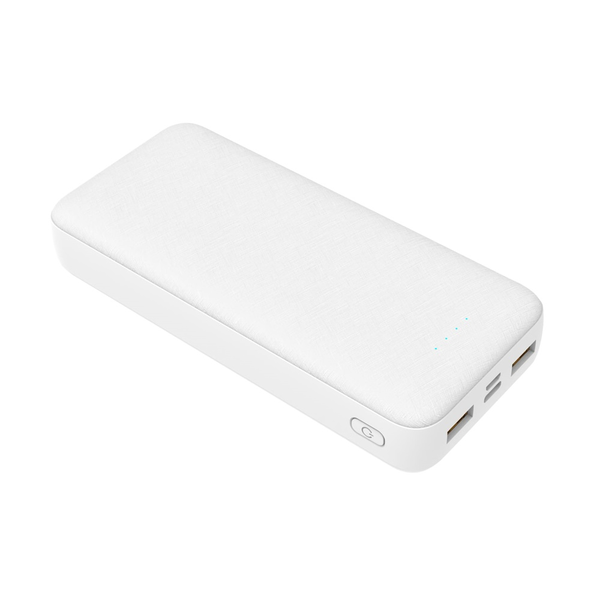 Baseus Power Bank комплект 20000 mAh + 20W PD зарядно устройство бяло