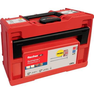 PowerFast II Tanos-Box, Senkkopf TG/VG TX (1.801 Teile, Teil- und Vollgewinde, verzinkt)