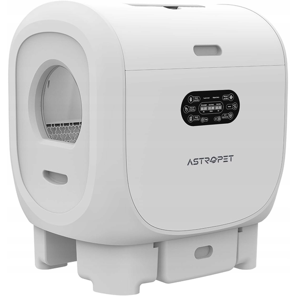 Astropet Jupiter Pro - XXL Selbstreinigende Katzentoilette Macskaalom doboz Fehér 1 db