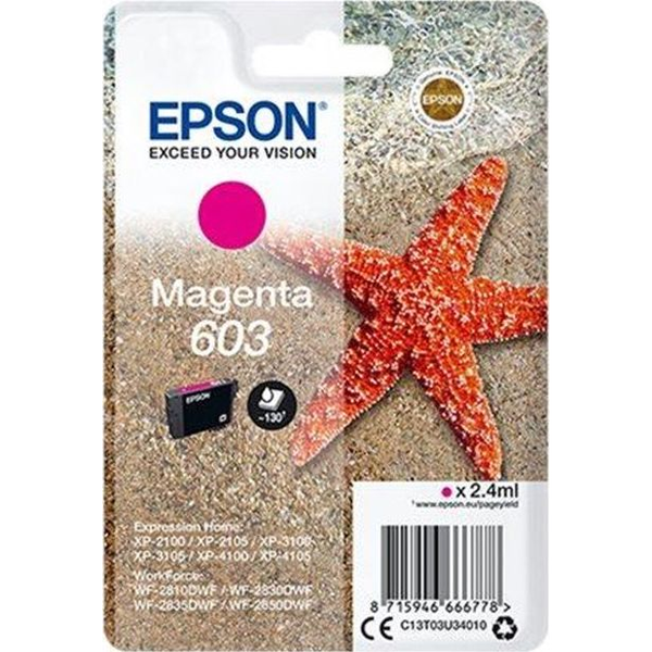 Epson C13T03U34020 tintapatron 2,4ml Magenta Standard