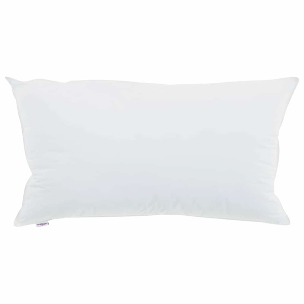 Párnák párnával 2 pcs Fehér 40 x 80 cm 130gsm 100% pamut