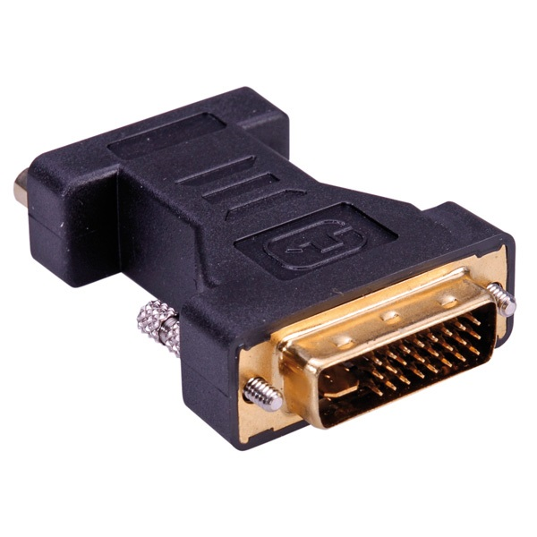 ROLINE Adapter DVI - VGA, 2K60Hz, M/F, fekete