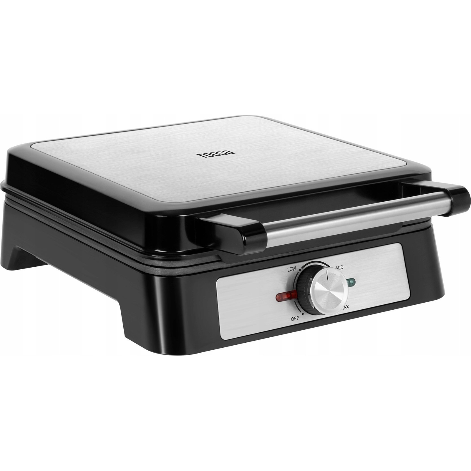 Teesa Gofrisütő, 4 Gofri, 1600 W, Inox, Teljesítményszabályozás (TSA3236)