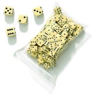 Hot Games Dobókocka 16 mm - Fehér (HOT20172)