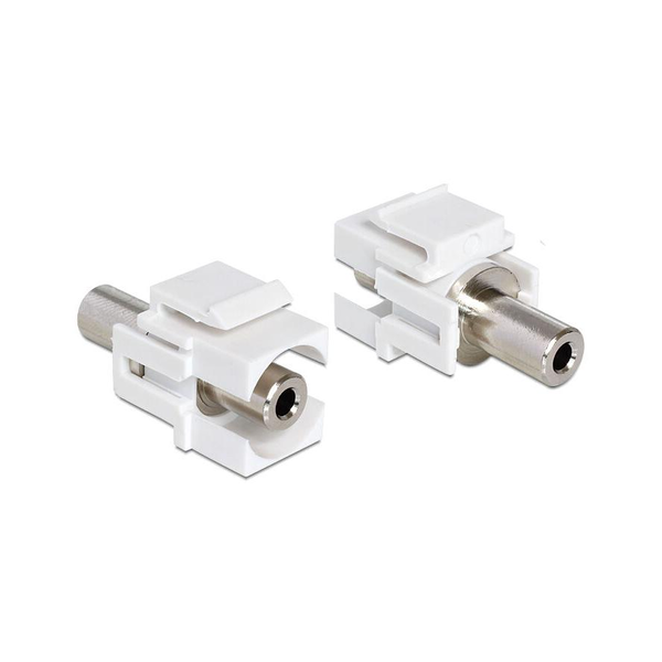 DELOCK Keystone 3,5mm Klinke -> 3,5mm Klinke Bu/Bu