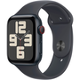 Apple Watch SE2 v3 Cellular, 44 мм, калъф Midnight Alu, каишка Midnight Sport, S/M