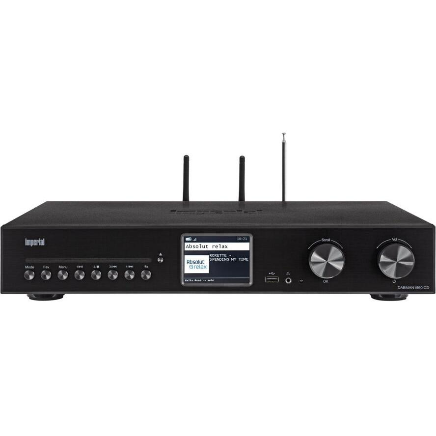 Imperial DABMAN i560 CD Hybrid Internet Radio Black (22-254-00)