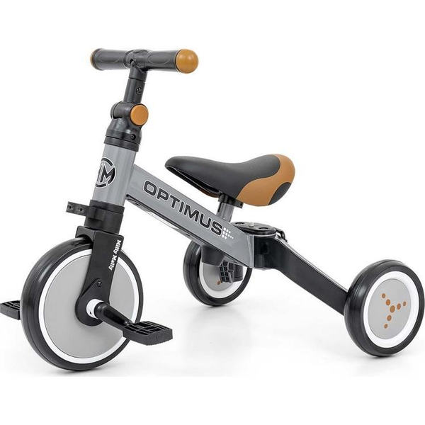 Bicicleta 3 En 1 Milly Mally Optimus Gris