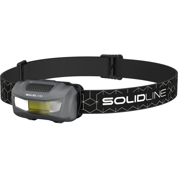 Ledlenser Solidline SH1 Fejlámpa - 110/15 lm, 2AA, Hand On/Off Tib