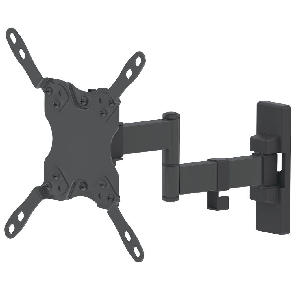 Manhattan TV LED/LCD/PDP forgatható duplakaros falikonzol 13-42'' 20kg VESA fekete (461405) (461405)