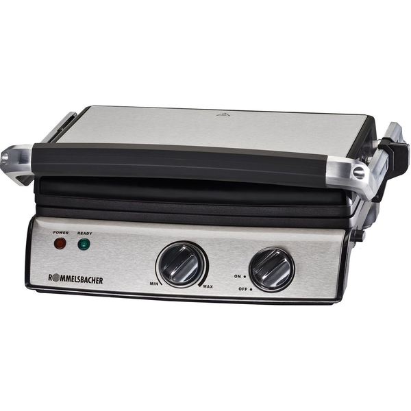 Kontaktgrill KG 2020 (edelstahl/schwarz, 2.000 Watt)