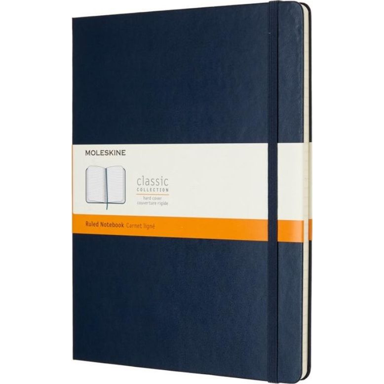 Moleskine Notesz Qp090B20 Kemény Zafír Kék XL Vonalas (345232)
