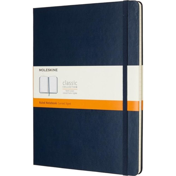  Moleskine Notes Classic 19x25 cm linia szafirowy