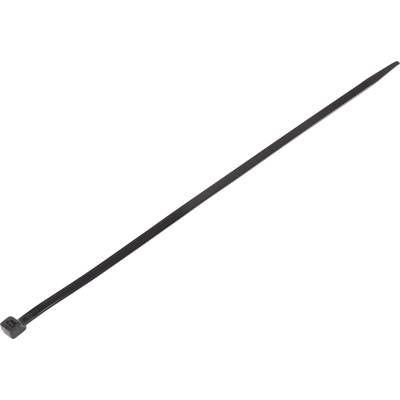 TRU COMPONENTS TC-6645780 Kábelkötöző 380 mm 7.60 mm Fekete Időjárásálló 100 db (TC-6645780)