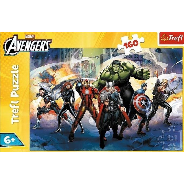 TREFL 160 PUZZLE MARVEL THE AVENGERS SUPERPOWERED