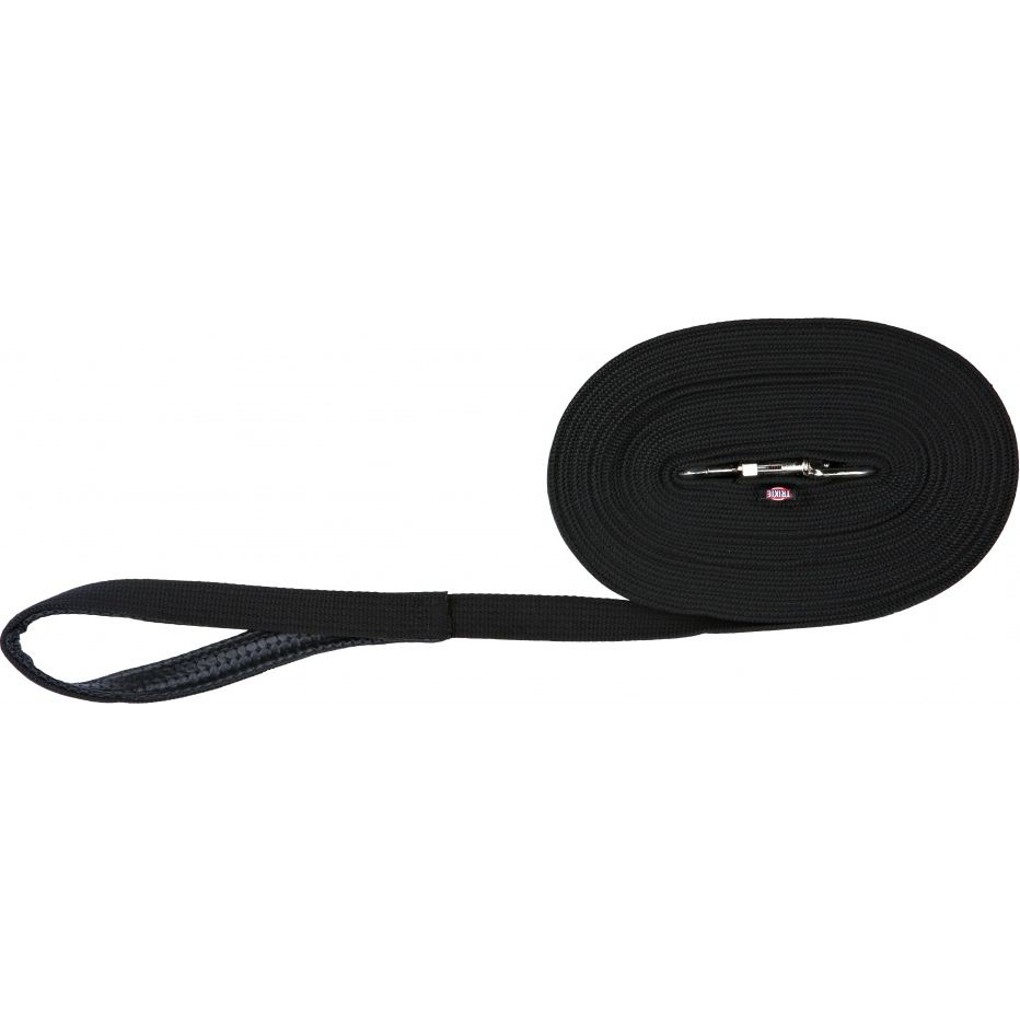 Trixie 19911 Követőpóráz 10 m/20 mm Fekete (TX-19911)