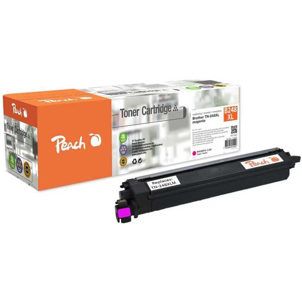 Peach PT1362 tonercartridge 1 stuk(s) Compatibel Magenta