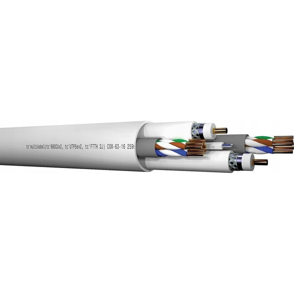  Elpio Przewód MULTIKABEL 2XTC80 CU (1,02/A/OPLOT 80% RG6 + 2XUTP5E+ 1XFTTH 2J) 26436 Elpio