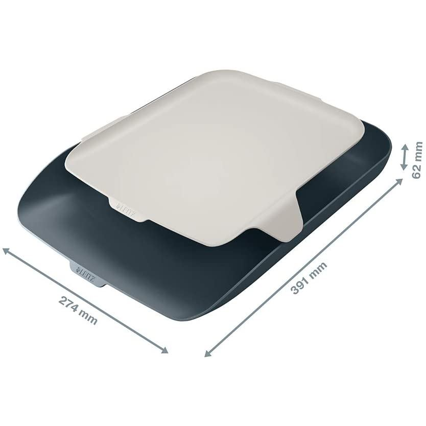 Leitz Cosy irattálca rendszerező tálcával bársony szürke (52590089) (lei52590089)